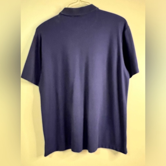 TOMMY BAHAMA Men's Polo Shirt Cotton Blend Logo Navy Blue Sz XL Beachy - Picture 3 of 8